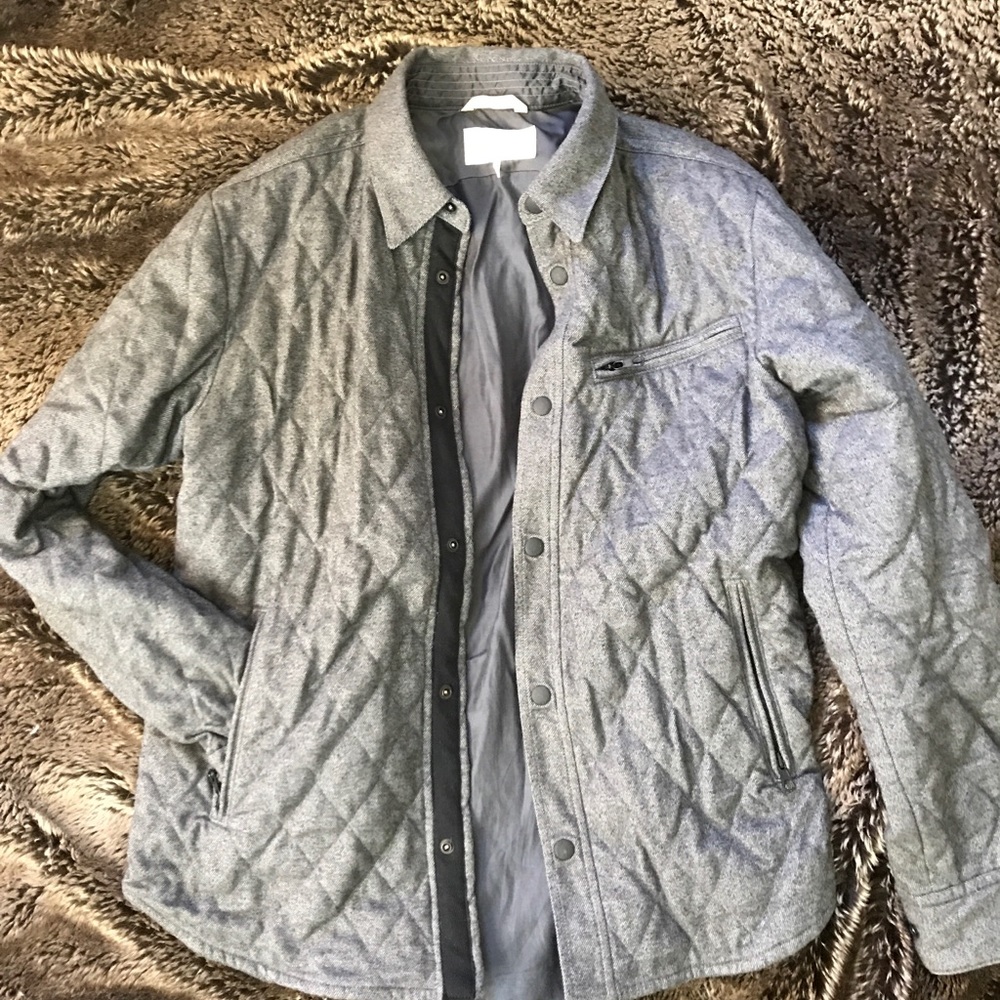 Charcoal Rag & Bone Quilted Coat